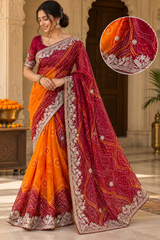 Handmage Gotapatti Saree